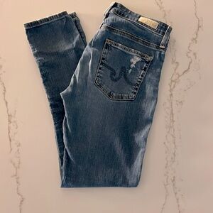 Women’s AG Denim Farrah Skinny Ankle Size 27